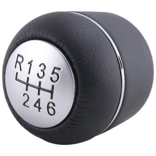 6-trins håndtag gearskifteknop til Alfa Romeo 159 18 ABS+pu leather