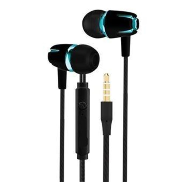 In-ear hörlurar med sladd 3,5 mm bas