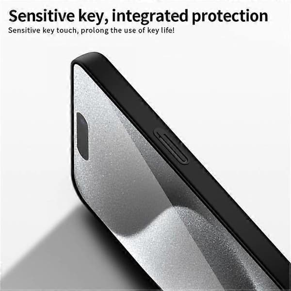 MOFI Shield Matte-serien kompatibelt deksel for iPhone 16 Pro Max, ultratynt beskyttelsesdeksel i PC Blue