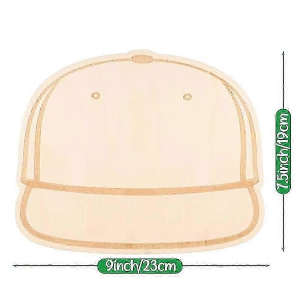 6 stk. lastebilhattmalpalett, trebaseballcapdesignbrett kompatible med lastebilhattmerker og -oppsett