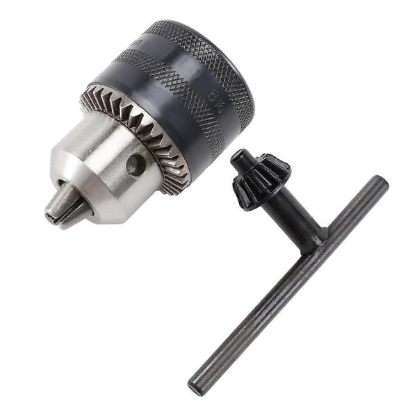 Nyckeltyp 1,5-13mm Kapacitet B16 Konisk Borrchuck Black Silver Tone