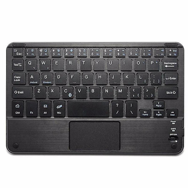 81 Näppäimen Bluetooth-näppäimistö kosketuslevyllä älypuhelimelle/tabletille/Android 3.0/Windows XP/7/8