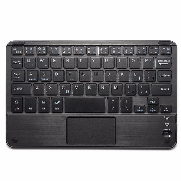 81 Tasters Bluetooth-tastatur med berøringsplate for smarttelefon/nettbrett/Android 3.0/Windows XP/7/8