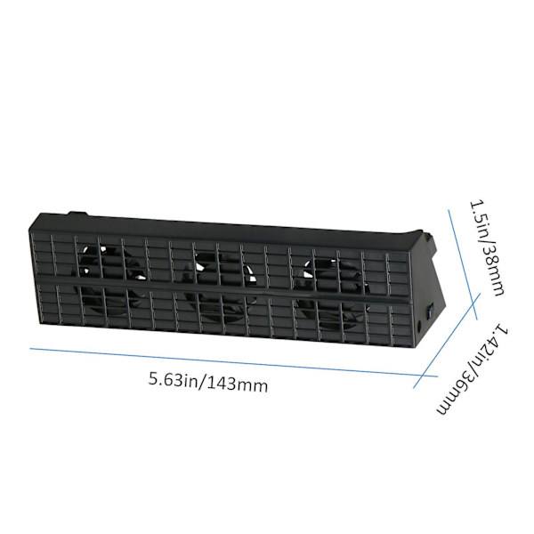 PS4 Slim Kylfläkt Temperaturkontroll