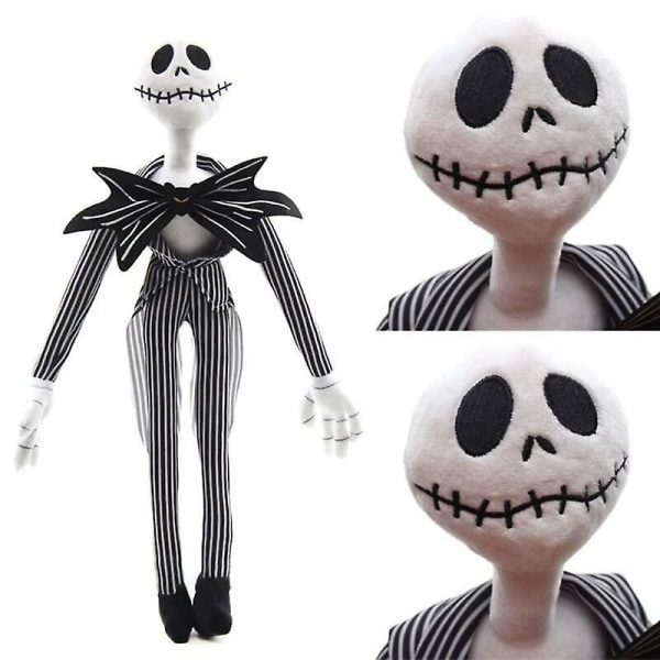 Halloween Jack Skeleton plysch docka mardröm innan plysch stoppade docka leksaker Söt