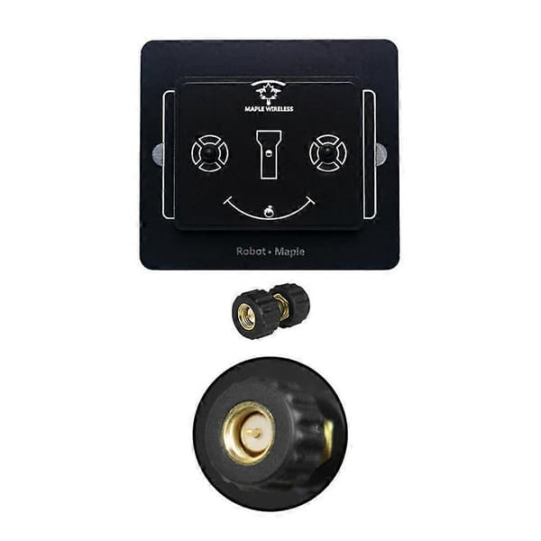 Maple Wireless 2.4GHz 9dBi retningsbestemt antenne SMA WLAN WiFi forstærkningsantenne til Radiomaster Radio Controller TX-modul Black