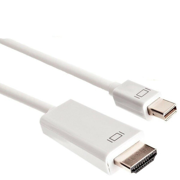 Mini DisplayPort till HDMI-kabeladapter 1080p HD för Macbook Pro Air 1,8m 6ft
