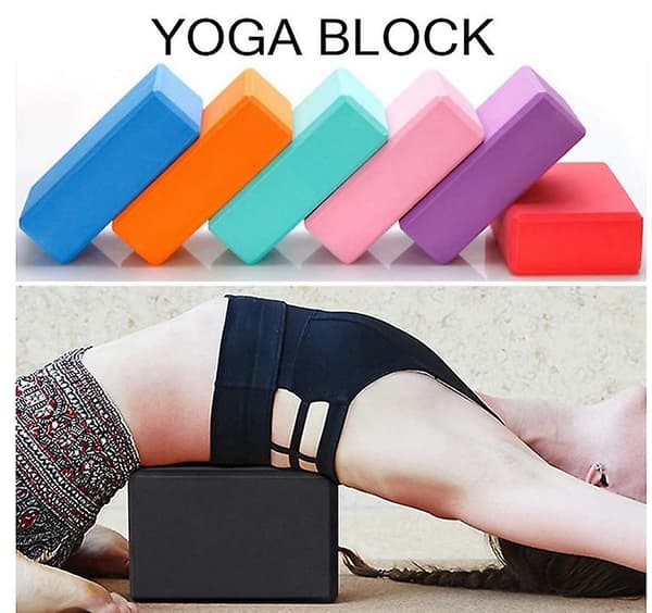 Yogablock Högdensitet Eva Skumblock Miljövänlig Yogategel navy