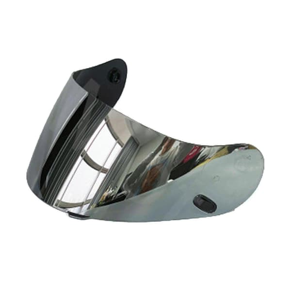[LCS]Motorcykelhjälmvisir för HJC CS-15 med klart utbyte Electroplat Silver