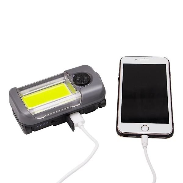USB-kabel LED Portabel Lykta USB Uppladdningsbar Ficklampa Camping Tältlampa|Portabla Lyktor
