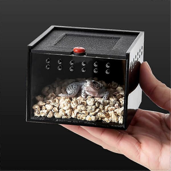 Edderkoppekabinet Lille Insektavlskasse Forhindrer Flugt Krybdyr Terrarium Insektfoderbur C