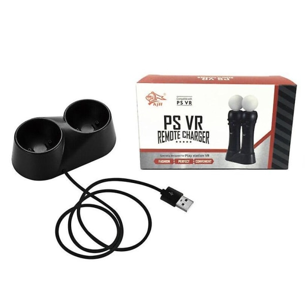 PS4 tilbehør PS Move oplader til Playstation Move dobbelt opladningsstation motion controller oplader bevægelsessensor spil joystick