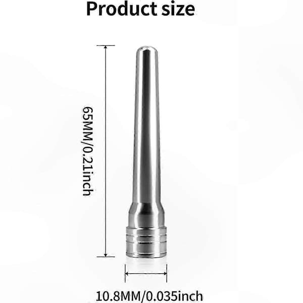 2 stk. dampdysespisser for espressomaskiner, kompatible med EC680/EC685, EC9335, ECP3420, ECO310-modeller silver