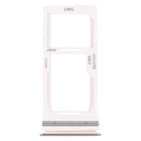 [LCS]För Samsung Galaxy A52 SM-A525 SIM-kortsfack + SIM-kortsfack / Micro SD-kortsfack Silver