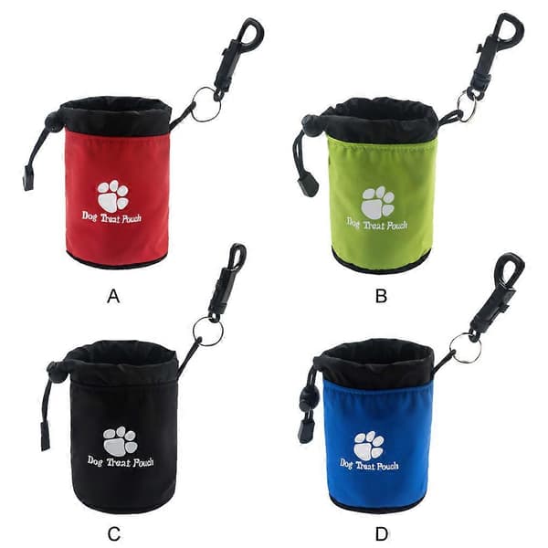 Polyester hundetreningsveske for turgåing og løping, godbitpose for hund, snackpose for trening av hundevalp green