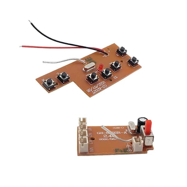 RC-sender og mottakerkort 7CH DIY modifisert for RC-bil fjernkontroll