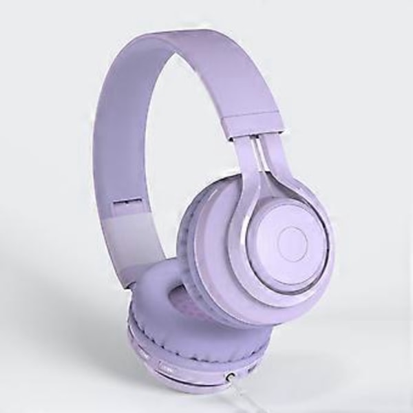 Trådløse Hovedtelefoner Dynamisk Hi-Fi Høreværn Bluetooth Kompatibel 5.0 Bærbart Børneheadset Lydtilbehør (Pink)