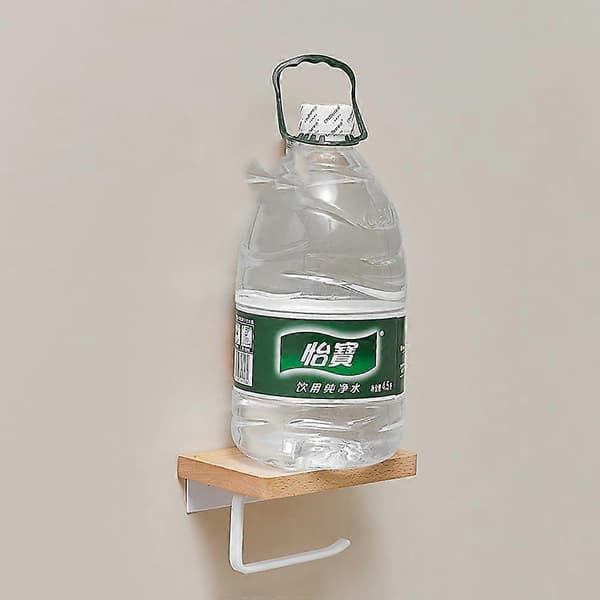 [LCS] Selvklæbende toiletpapirholder i træ uden boring