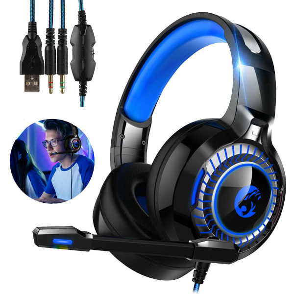 PS4 Gaming Hörlurar Blue-Type B