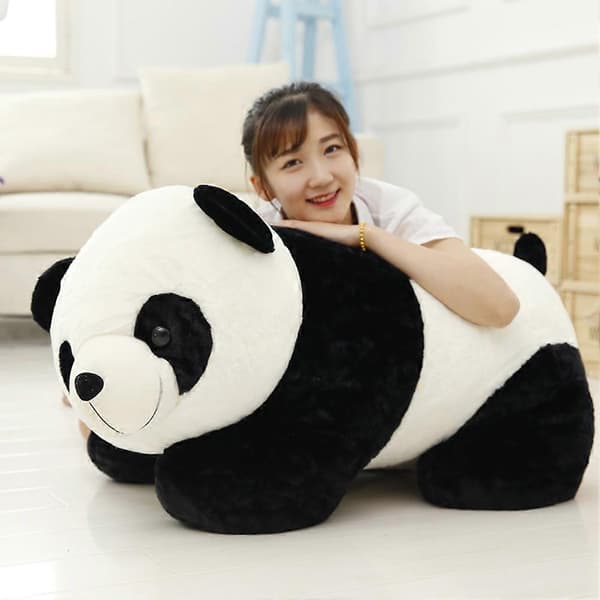 Söt Panda Plyschdocka Leksak Kudde Barn Flickvän Present Heminredning 20cm