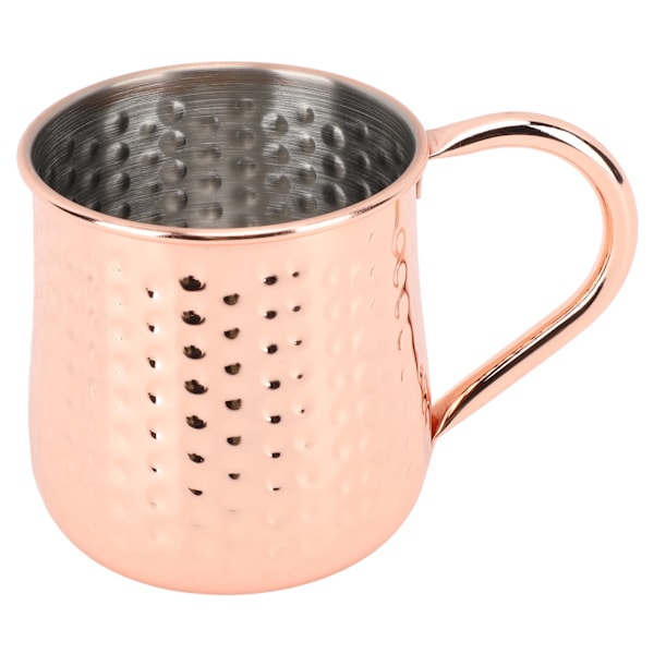 304 Cocktailmugg i rostfritt stål, Hammrad ölmugg i rostfritt stål för hemmabarer och underhållning Style 1 500ml