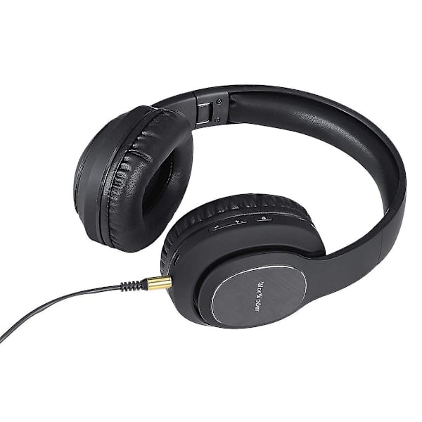 Bluetooth Hovedtelefoner Over Ear, WorWoder 80 Timers Spilletid Headph Black