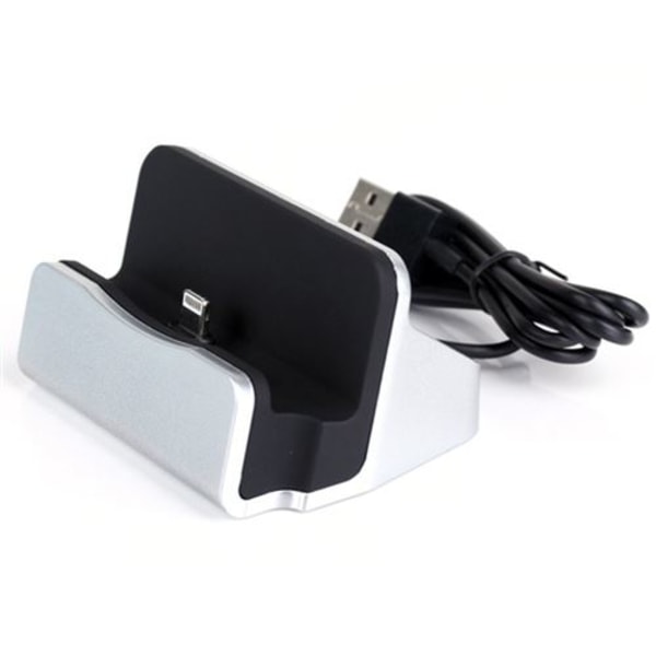 Dockingstasjon for IPHONE X Lightning Smartphone Skrivebordslader