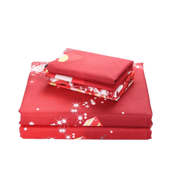 Polyester 3D-tryckt Santa Sängkläder, Enkel