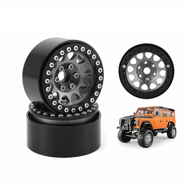 1/10 Traxxas Scx10 Rc Bil Felg Black