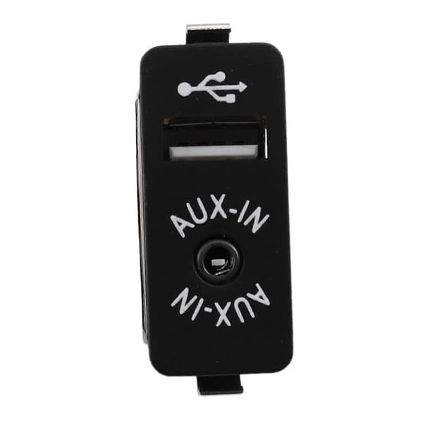 [LCS] Bil USB AUX In-kontakt Auxiliär Ingång Socket Adapter för E81 E87 E90 F10 F12 E70 X4 X5 X6