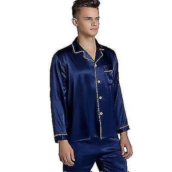 Herre Plus Size Forår Og Sommer Pyjamas, Langærmet Løs S