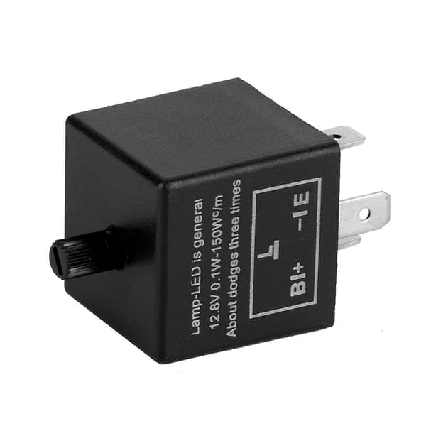 [LCS]12V 3-pin justerbart LED-lys blinklysrelé for blinklysindikator