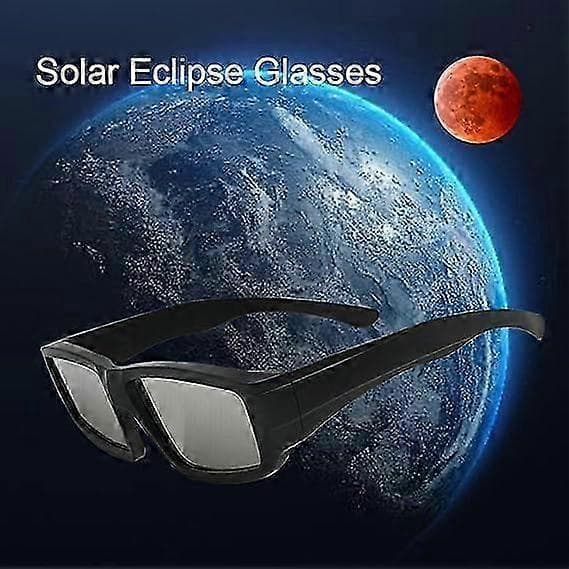 [LCS]Solglasögon för solförmörkelse 2024 CE- och ISO-certifierade säkra glasögon för säker direkt solvisning godkända 3 Pcs