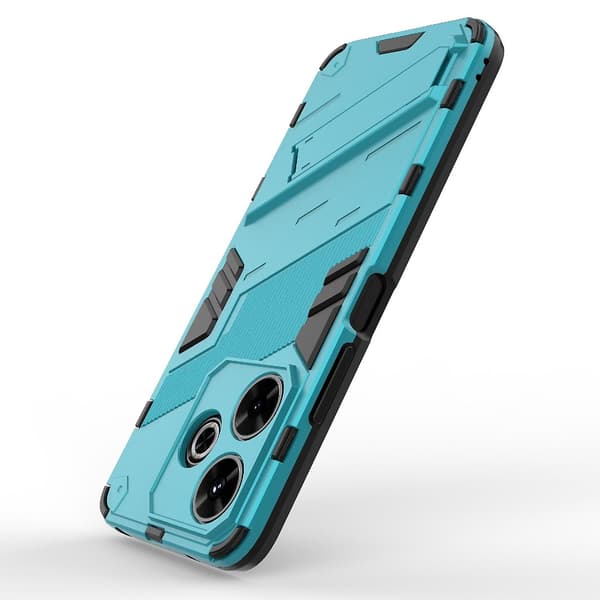 Punk PC + TPU-etui kompatibelt med Xiaomi Redmi 13 4G Blue