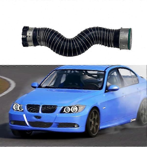 Turbolader luftinntaksslange for 3-serie E90 E91 E92 E93 X1 E84 kjølevæske intercooler slange oppblåsbar rør 11618513288 Black