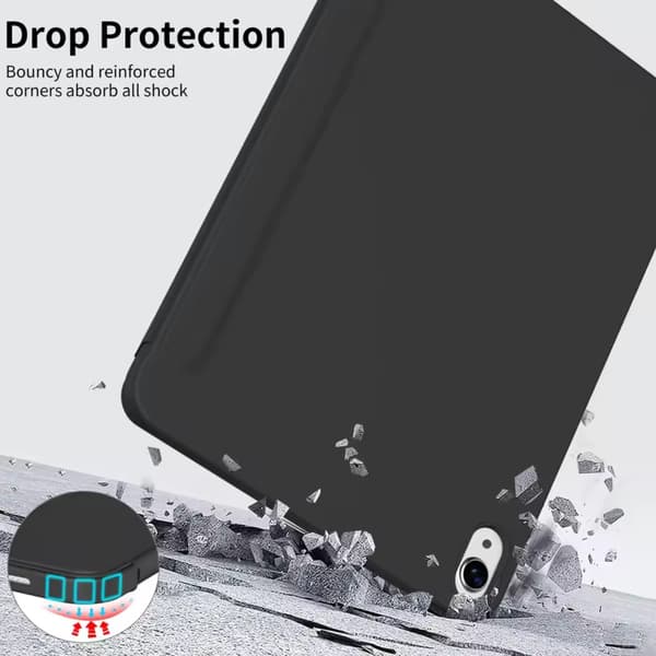 [LCS]Silicone Protective Case for iPad 10th/11th/A16 (2024/2025) re red Ipad A16 (2025)