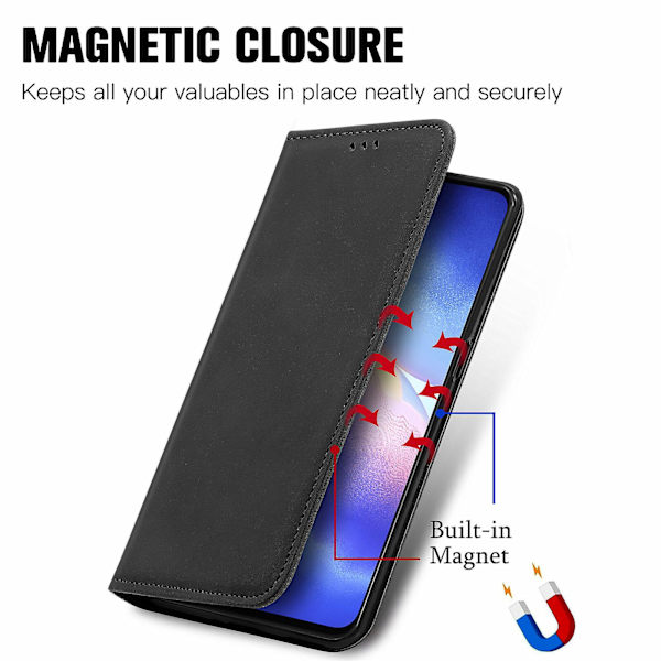 Etui til Oppo Find X3 Lite Magnetisk Lukning Læder Wallet Cover