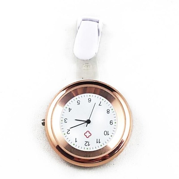 Sjuksköterskeklocka Brosch Silikonklämma Infektionskontroll Design Sjuksköterska Läkare Ambulanssjukvårdare Brosch Fob Klocka Golden