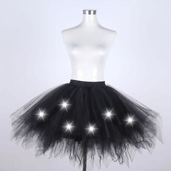 Kjolar Möte Party Tutu Tyllkjol Underkjol Balett Ringkjol 4-lagerskjol Grön XL Green