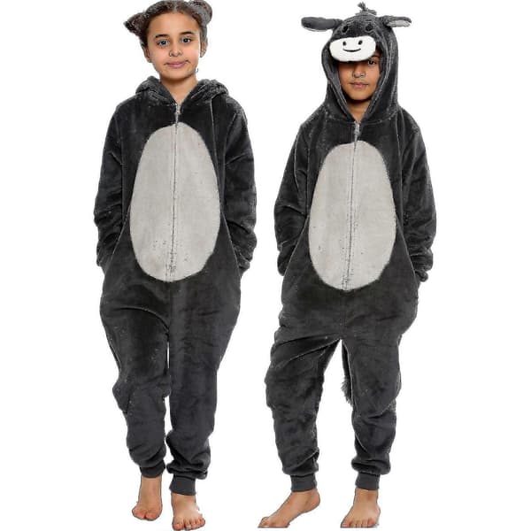 [LCS]Black Friday Unisex Åsna Djur Onesie Hel Pyjamas Set 2-3 Years