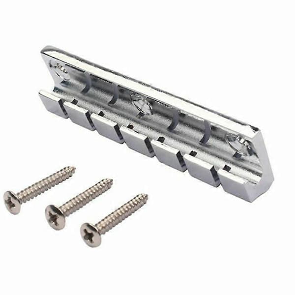 Metall 6-strängad ankartyp stallstycke med skruvar för Lap Steel SG-gitarrdelar