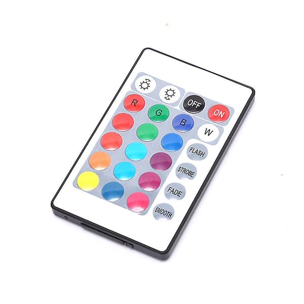 [LCS] Led Rgb-kontroller 24-knapps IR-fjärrkontroll Dc12v Dimmerkontrollbox för Led-slinga