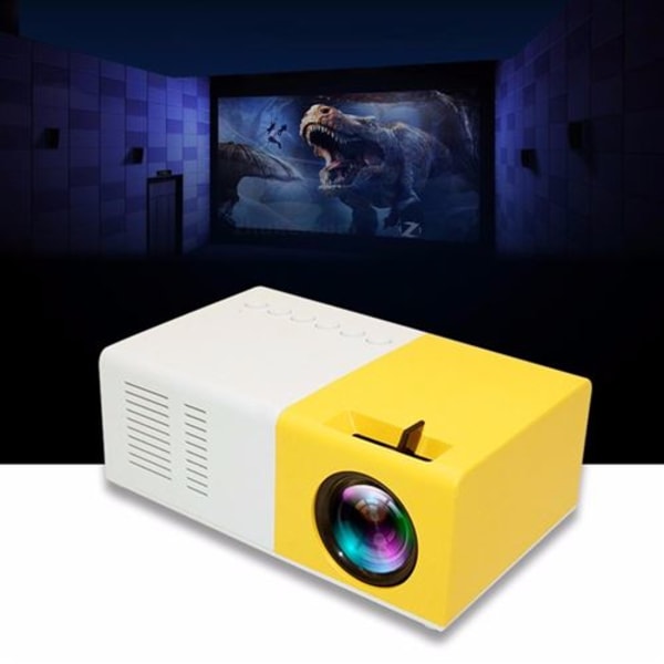 Ny 1080P Hemmabioprojektor USB HDMI AV SD Mini Portabel H