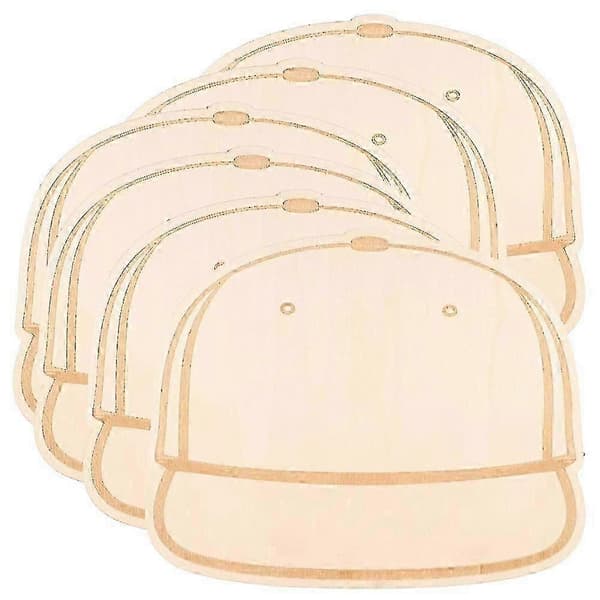 6 stk. lastebilhattmalpalett, trebaseballcapdesignbrett kompatible med lastebilhattmerker og -oppsett