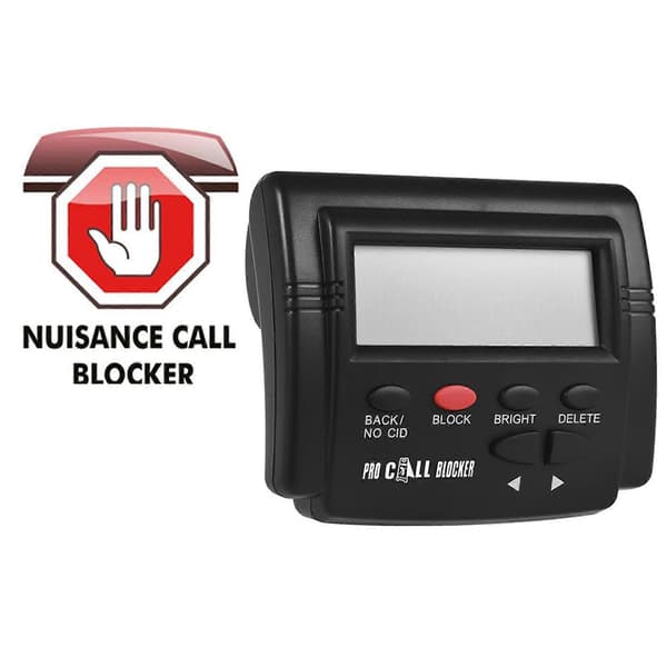 [LCS]CT-CID803 PLUS Nummerpresentatör Blockerare med LCD-skärm, 1500 Nummer Kapacitet, Stoppar Oönskade Samtal för Fasta Telefoner