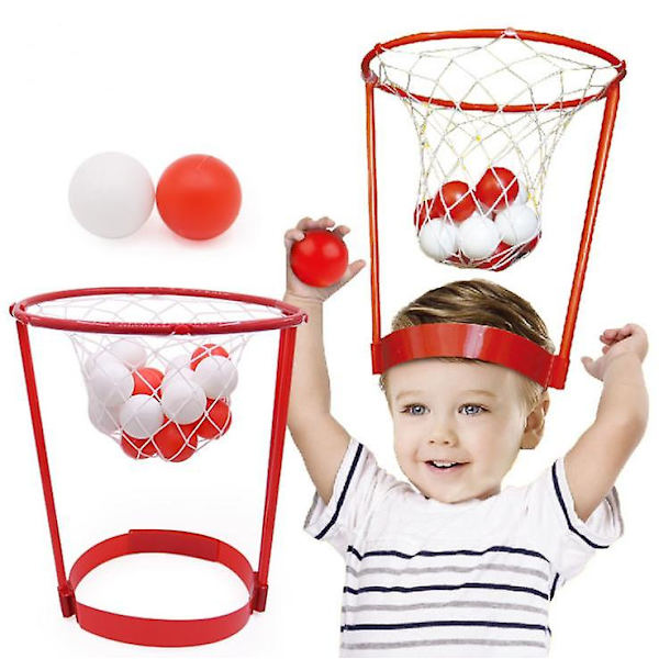 Mini Pannband Basketbollspel Leksaker Utomhusleksak för Barn med 20 Bollar