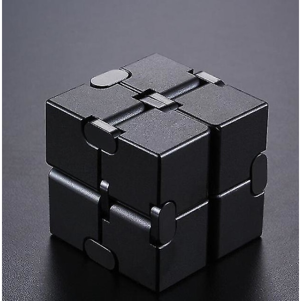 Stress relief Infinity Cube Bärbar dekompressionsleksak black