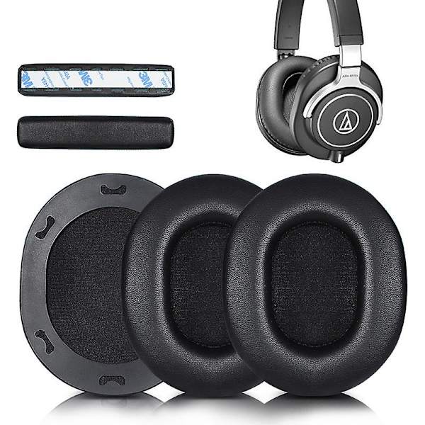 [LCS] Erstatningsørekopper kompatible med Audio-technica Ath-m70x Earpads Set