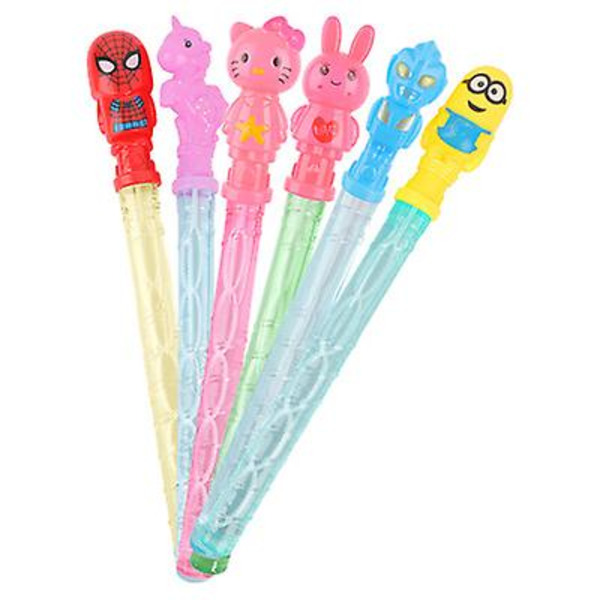 Børns boble stav, sommer udendørs legetøj with lights 24 PCS