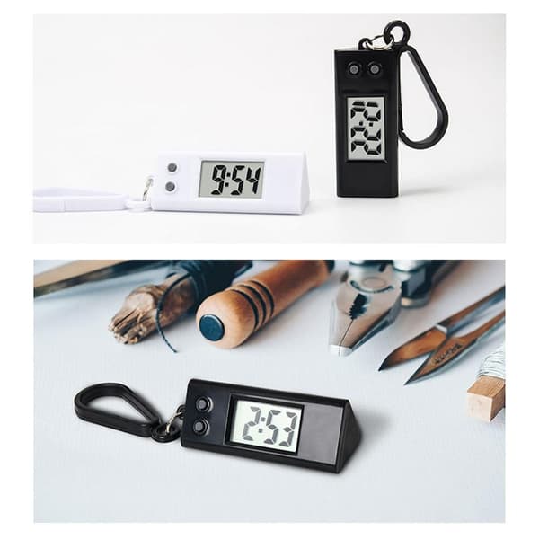 [LCS]Tyst ABS Digital Elektronisk Klocka Student Tentamen Studie Bibliotek P Black One-size